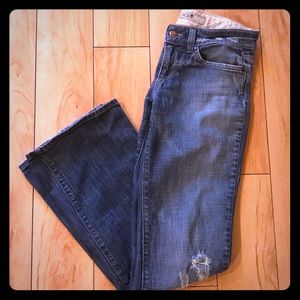 Joe’s Jeans distressed boot cut. Size 27.